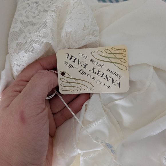 NEW Vintage Women's Vanity Fair 36 Slip Star White Deadstock - Picture 6 of 7